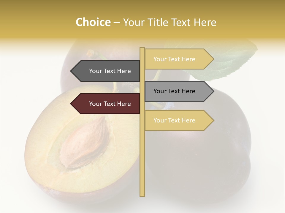 Vegetarian Dessert Group PowerPoint Template
