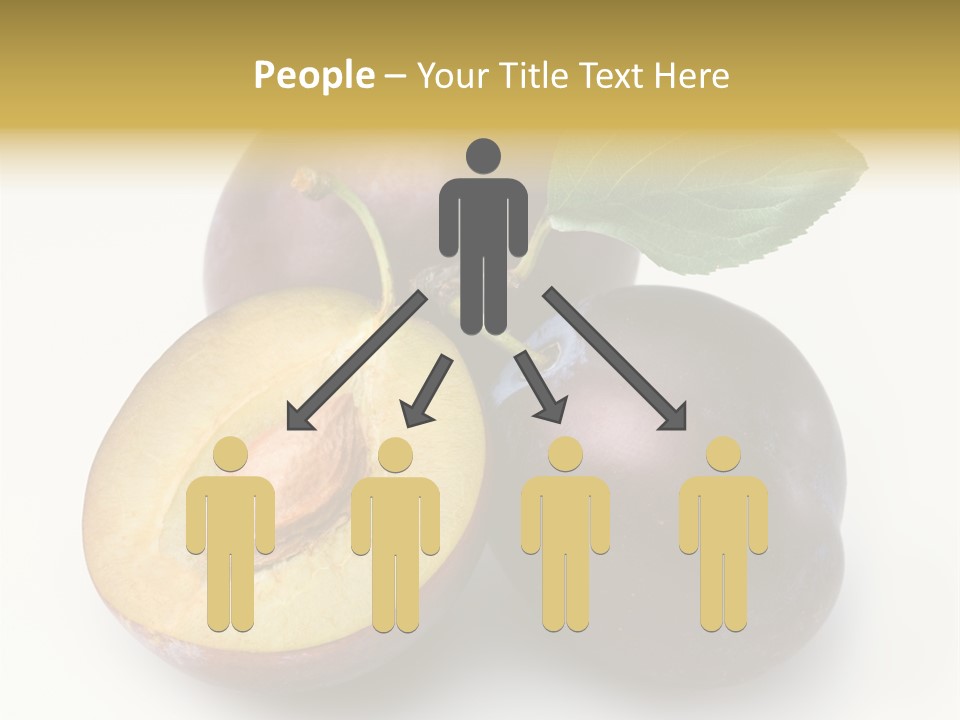 Vegetarian Dessert Group PowerPoint Template