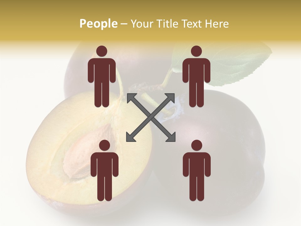 Vegetarian Dessert Group PowerPoint Template