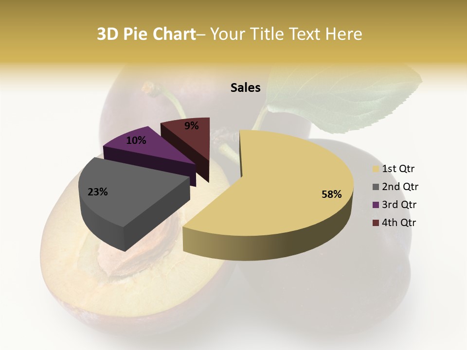 Vegetarian Dessert Group PowerPoint Template