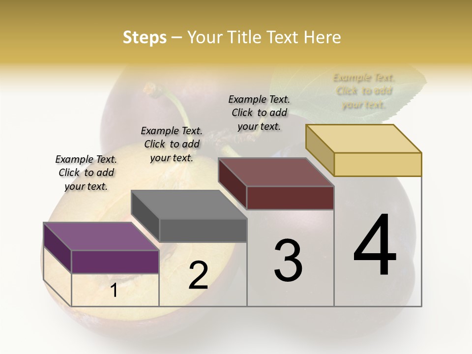 Vegetarian Dessert Group PowerPoint Template
