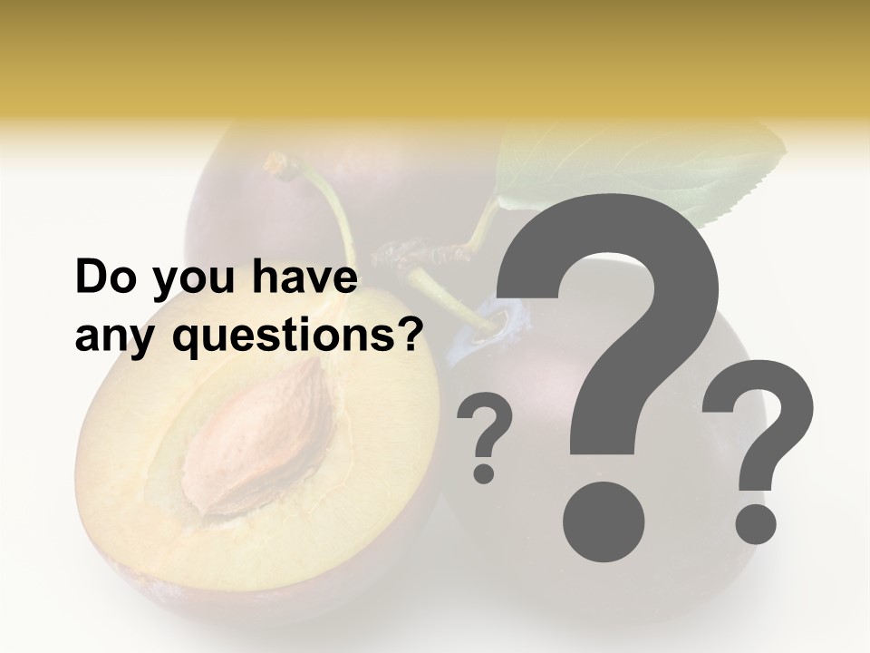 Vegetarian Dessert Group PowerPoint Template