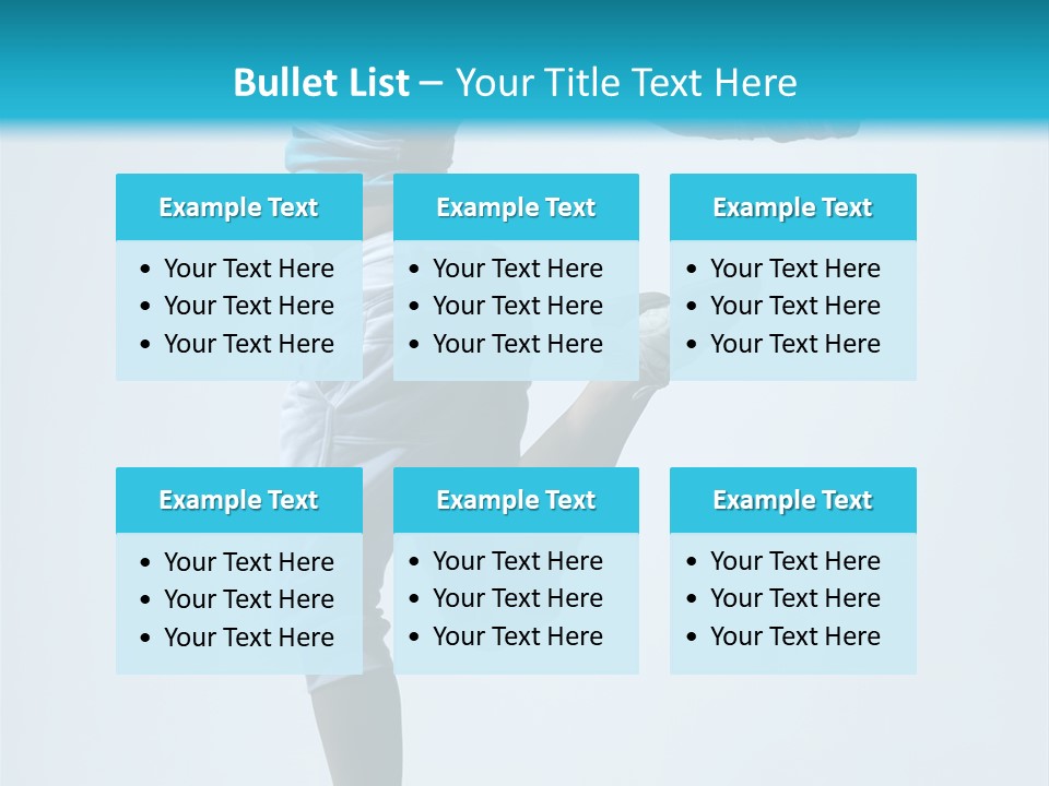 Style Posing Gymnastic PowerPoint Template