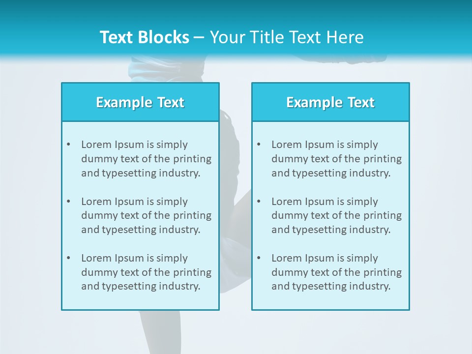 Style Posing Gymnastic PowerPoint Template