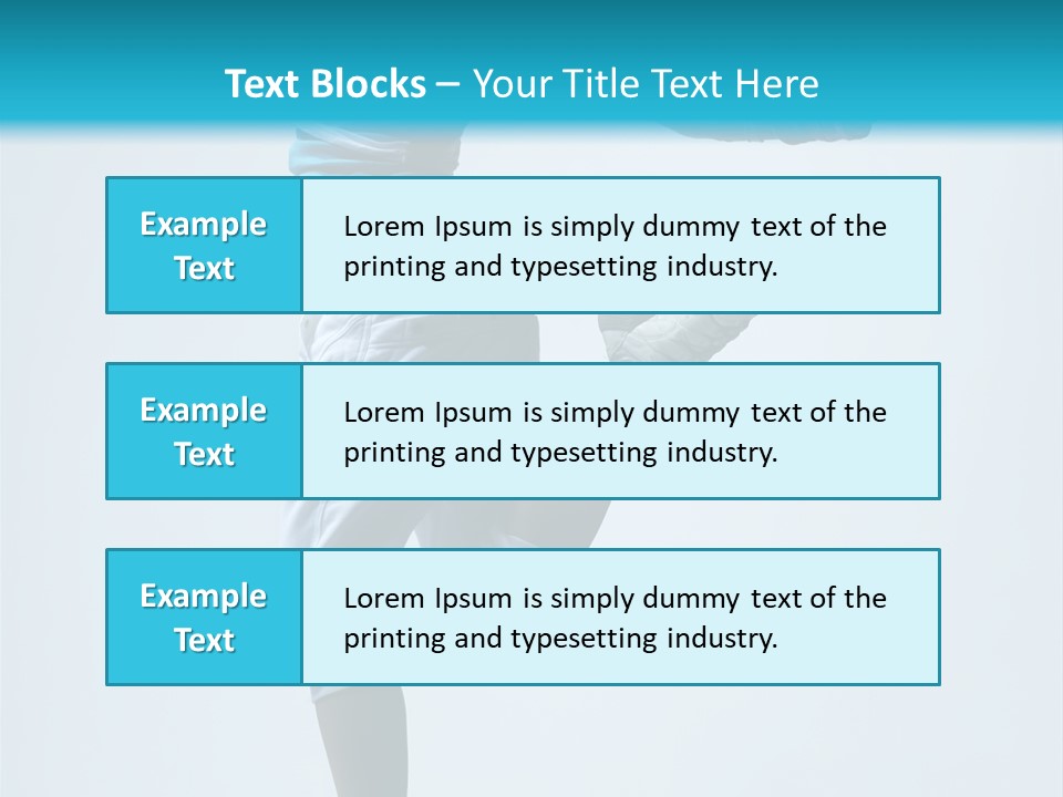 Style Posing Gymnastic PowerPoint Template