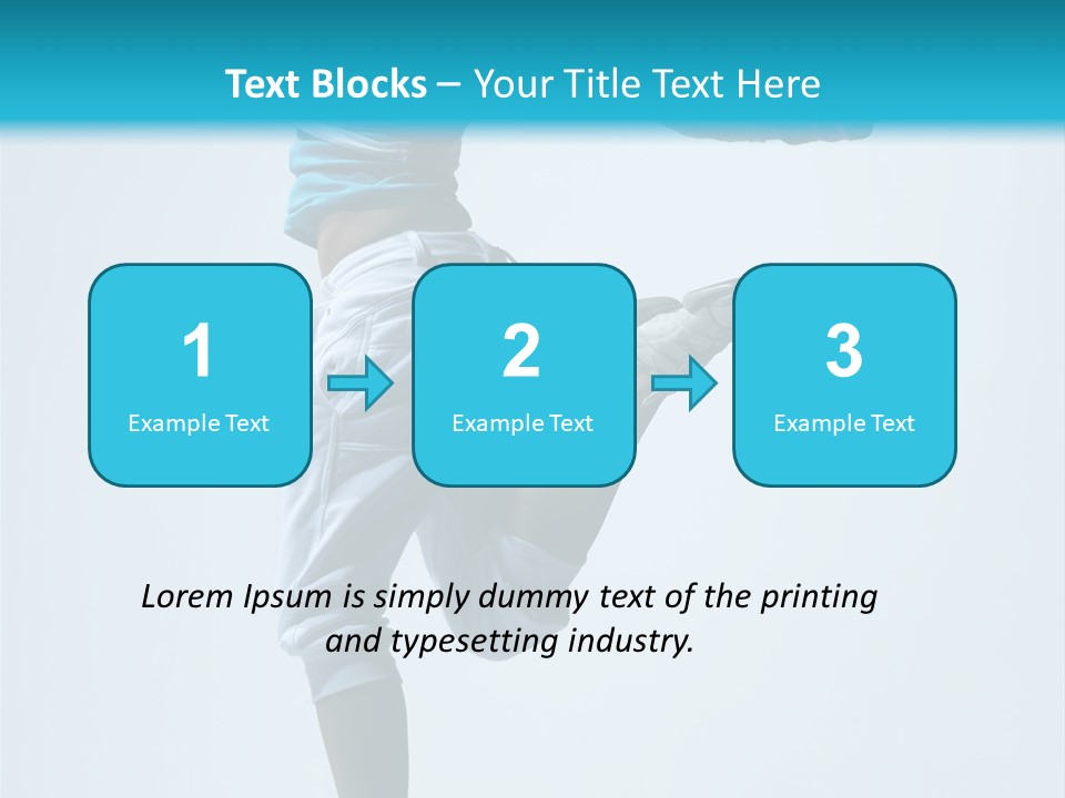 Style Posing Gymnastic PowerPoint Template