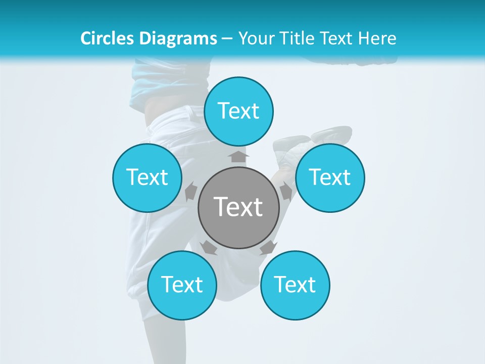 Style Posing Gymnastic PowerPoint Template