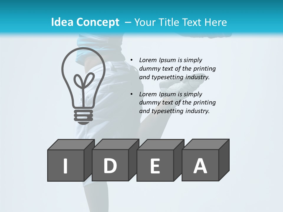 Style Posing Gymnastic PowerPoint Template