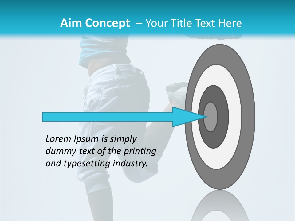 Style Posing Gymnastic PowerPoint Template