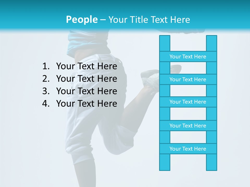 Style Posing Gymnastic PowerPoint Template