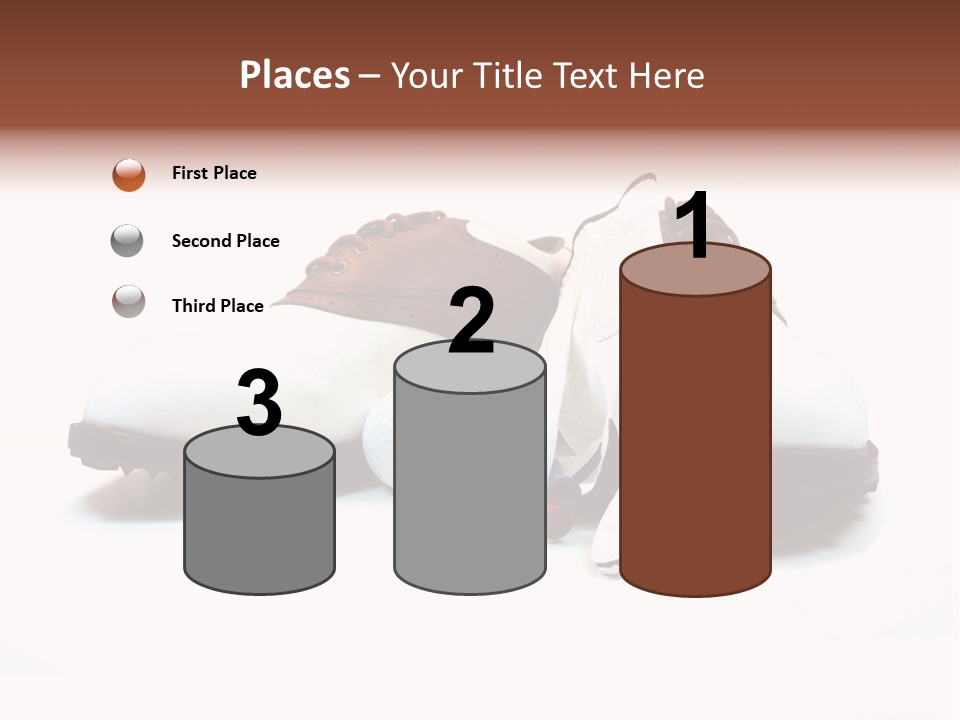 Play Shoes Brown PowerPoint Template