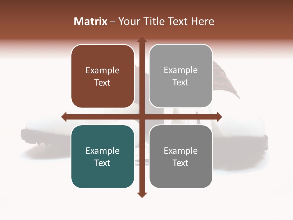 Play Shoes Brown PowerPoint Template