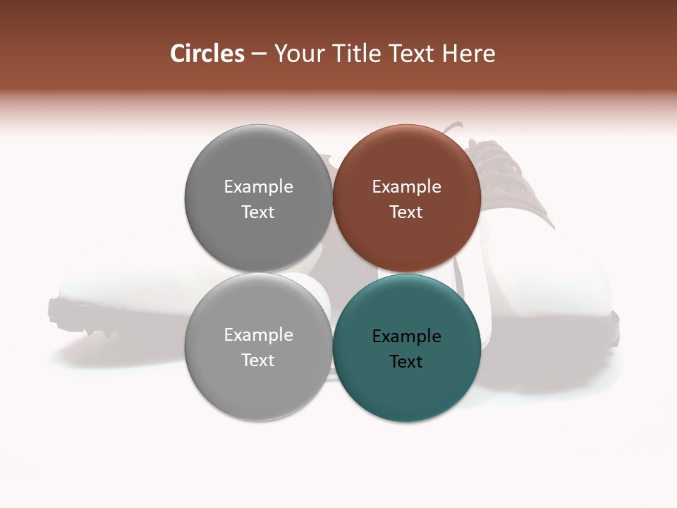 Play Shoes Brown PowerPoint Template