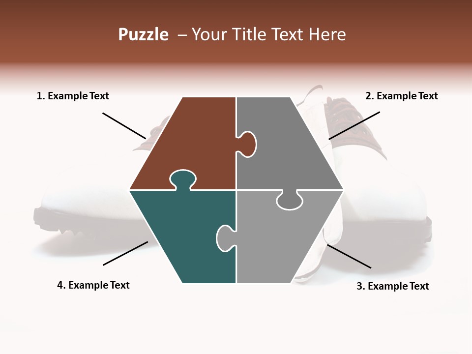 Play Shoes Brown PowerPoint Template