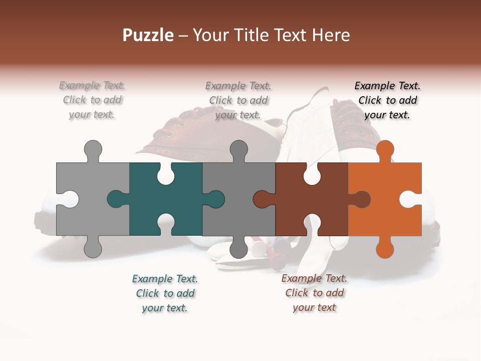 Play Shoes Brown PowerPoint Template