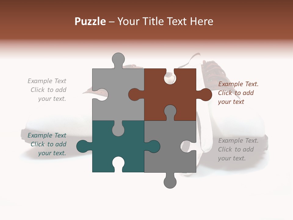 Play Shoes Brown PowerPoint Template