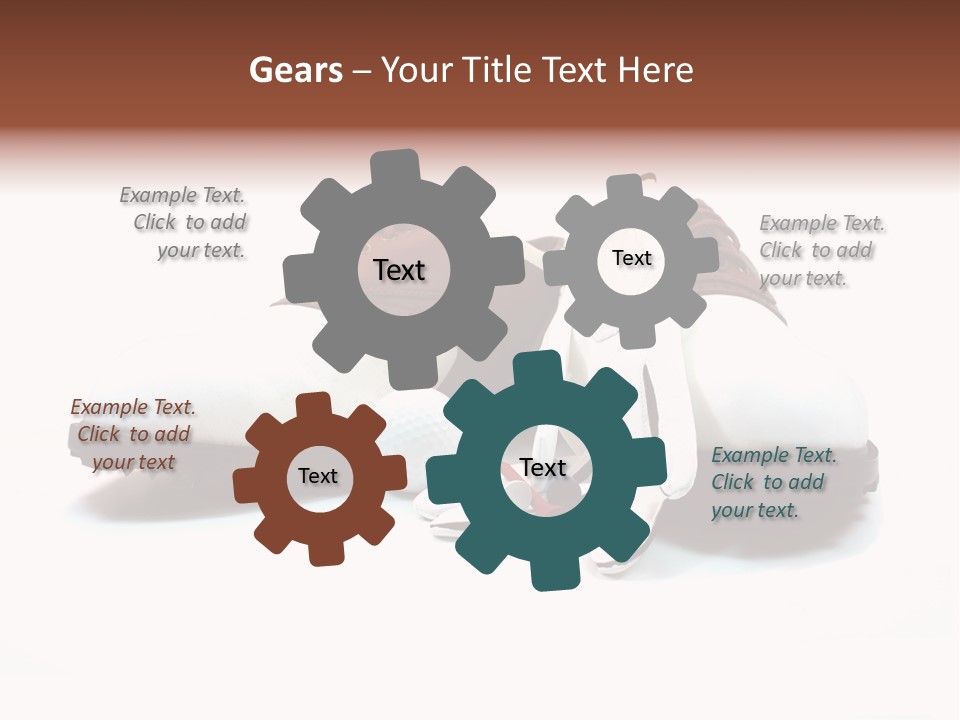 Play Shoes Brown PowerPoint Template