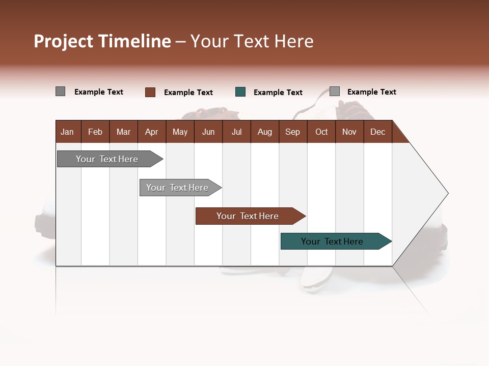 Play Shoes Brown PowerPoint Template
