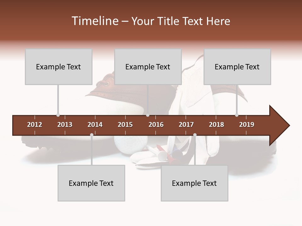 Play Shoes Brown PowerPoint Template