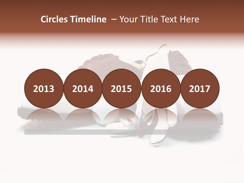 Play Shoes Brown PowerPoint Template