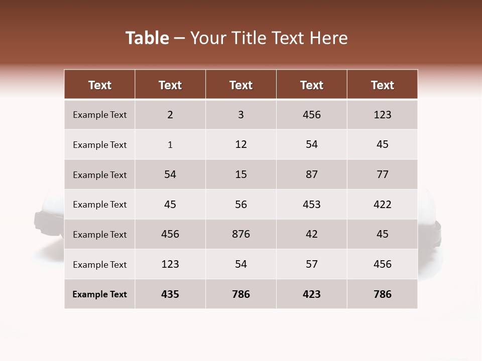 Play Shoes Brown PowerPoint Template