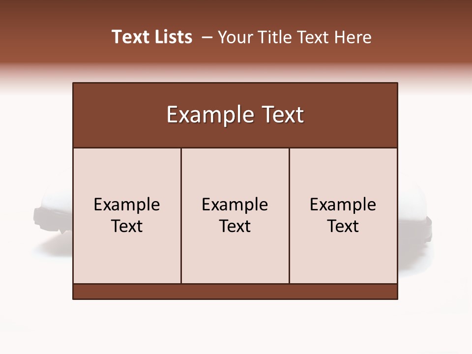Play Shoes Brown PowerPoint Template