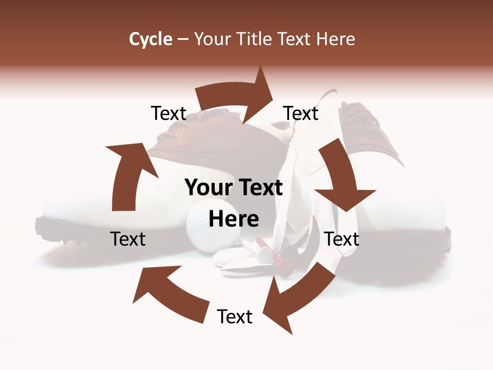 Play Shoes Brown PowerPoint Template