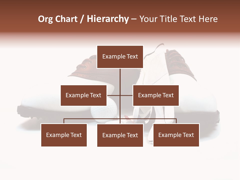 Play Shoes Brown PowerPoint Template