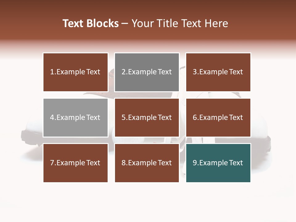 Play Shoes Brown PowerPoint Template