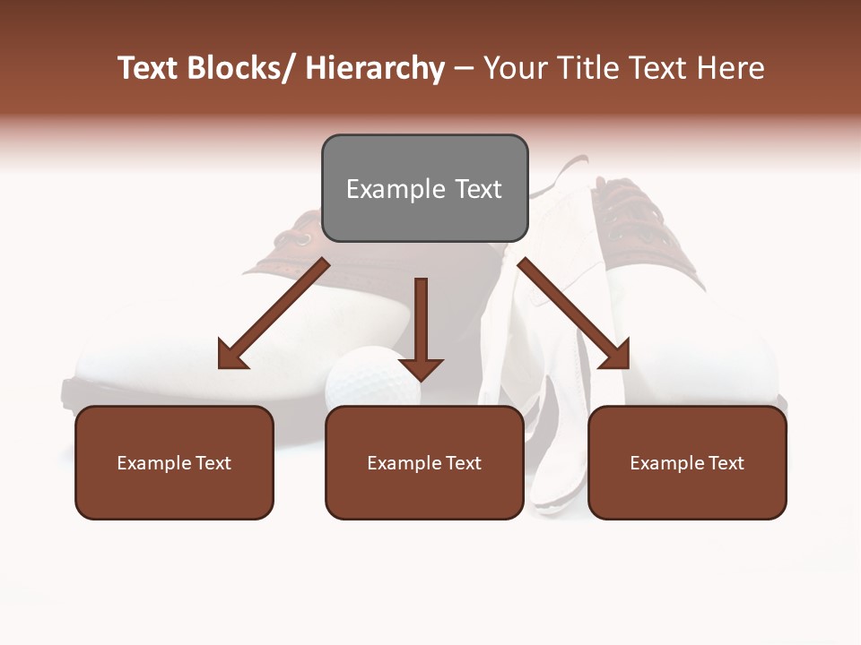 Play Shoes Brown PowerPoint Template