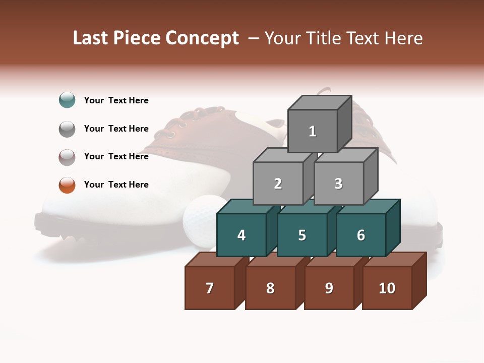 Play Shoes Brown PowerPoint Template