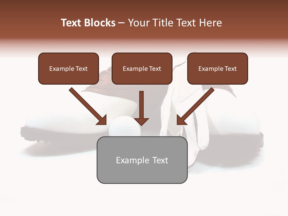 Play Shoes Brown PowerPoint Template