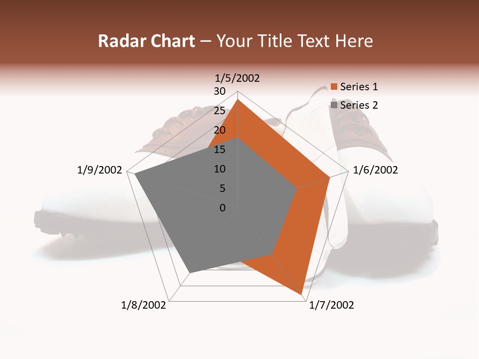 Play Shoes Brown PowerPoint Template