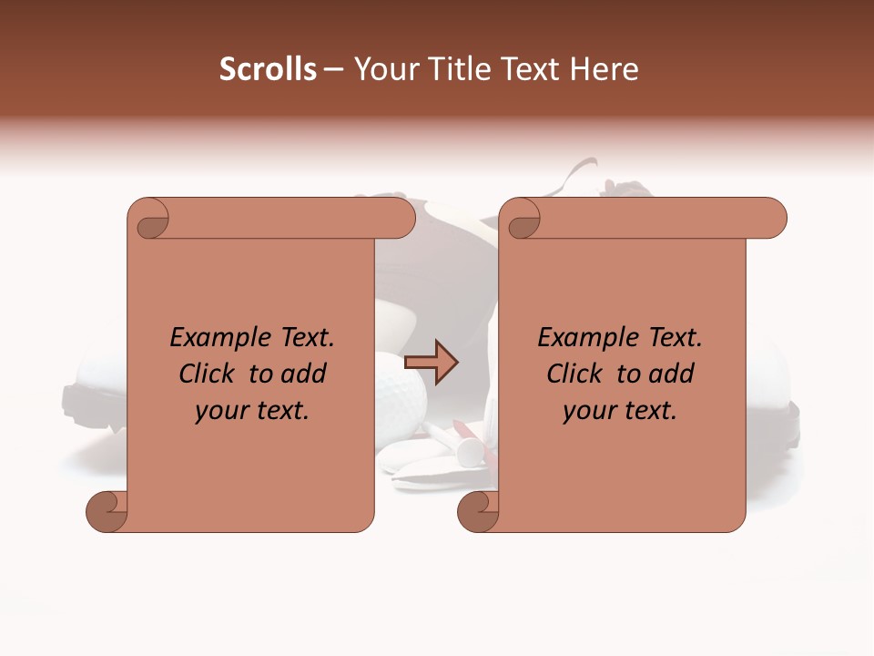 Play Shoes Brown PowerPoint Template