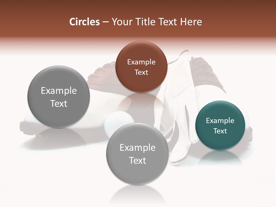 Play Shoes Brown PowerPoint Template