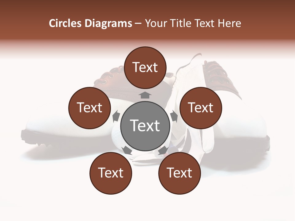 Play Shoes Brown PowerPoint Template