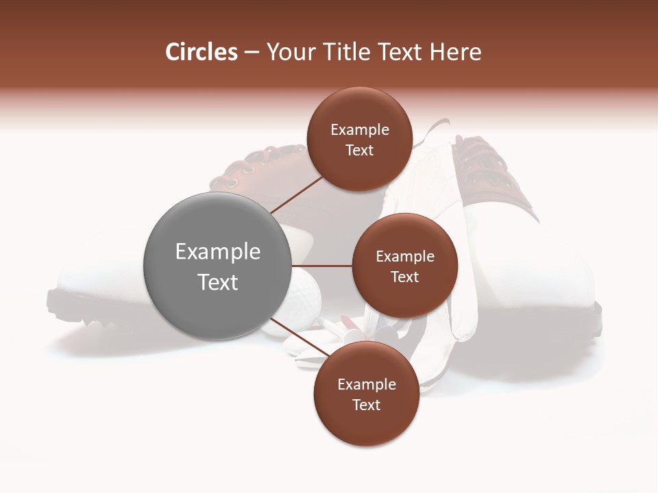 Play Shoes Brown PowerPoint Template