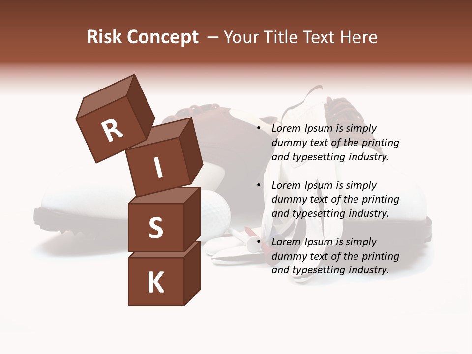 Play Shoes Brown PowerPoint Template