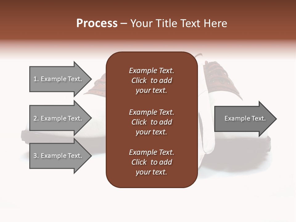 Play Shoes Brown PowerPoint Template