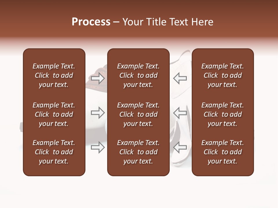 Play Shoes Brown PowerPoint Template