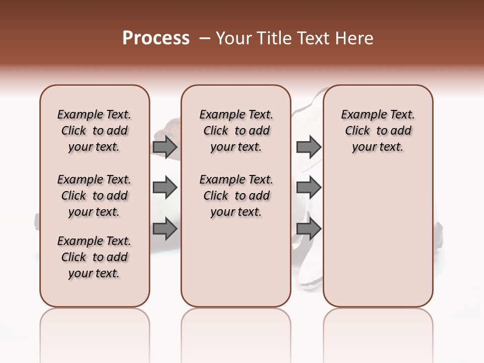 Play Shoes Brown PowerPoint Template