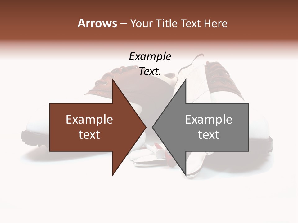 Play Shoes Brown PowerPoint Template