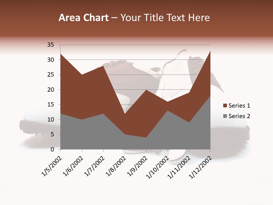 Play Shoes Brown PowerPoint Template