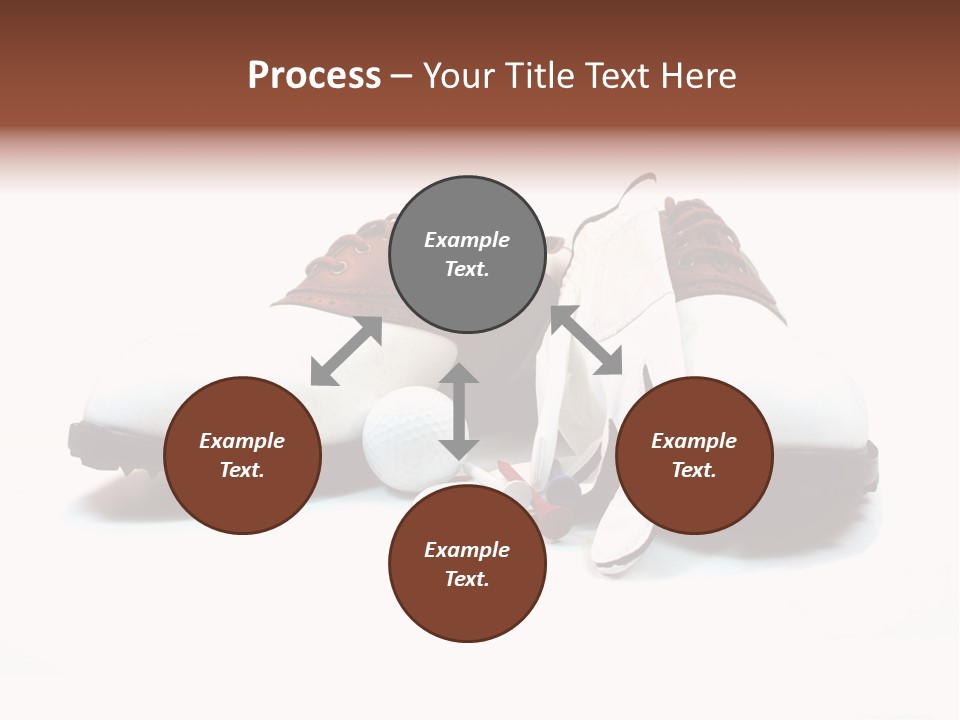 Play Shoes Brown PowerPoint Template