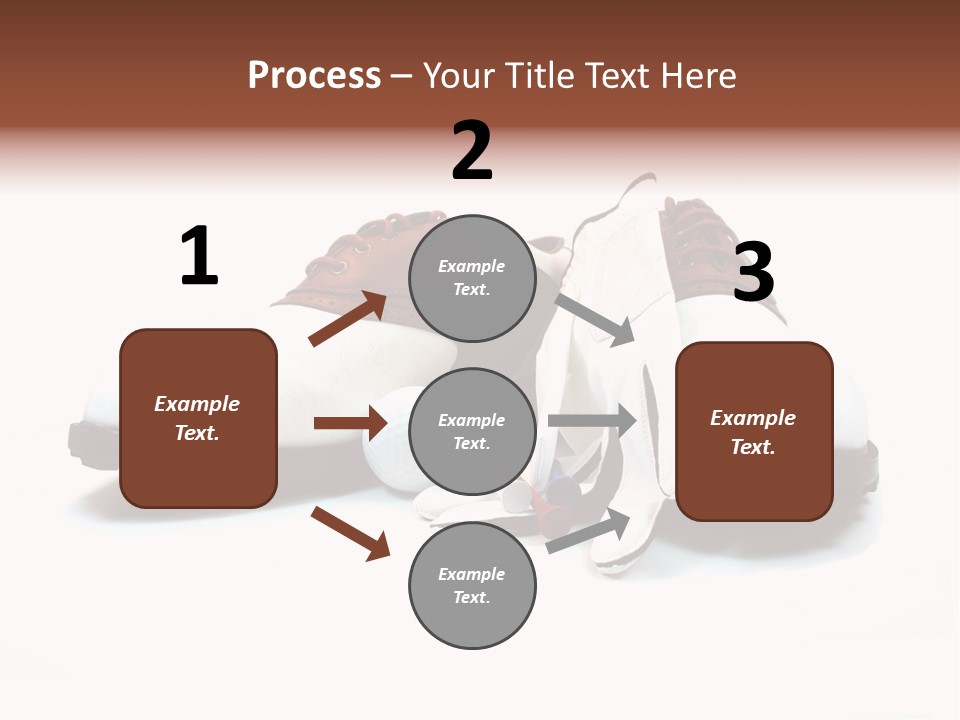 Play Shoes Brown PowerPoint Template