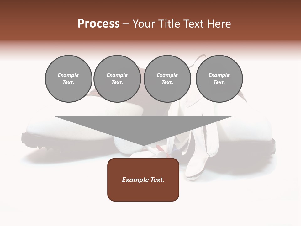 Play Shoes Brown PowerPoint Template