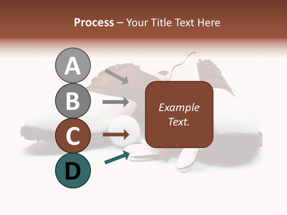 Play Shoes Brown PowerPoint Template