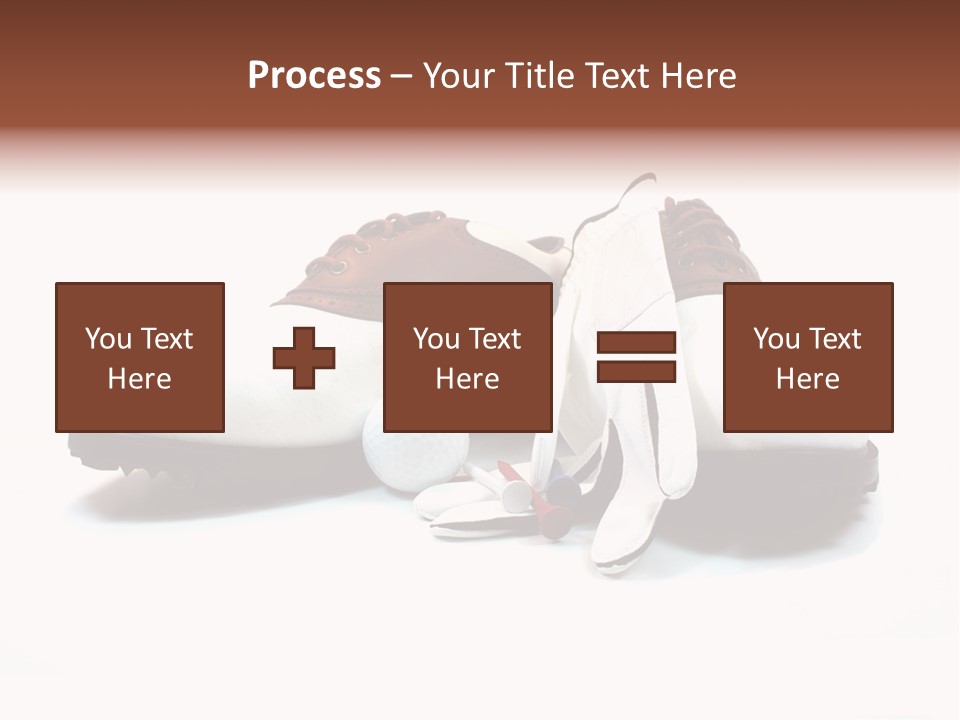 Play Shoes Brown PowerPoint Template