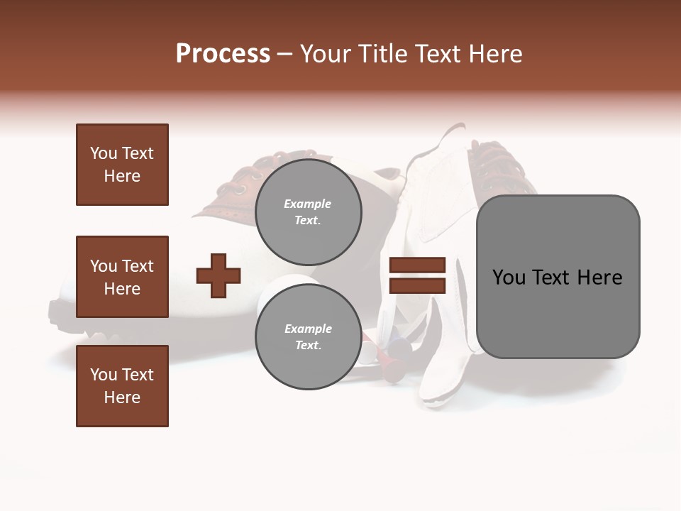 Play Shoes Brown PowerPoint Template