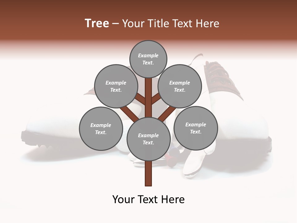 Play Shoes Brown PowerPoint Template